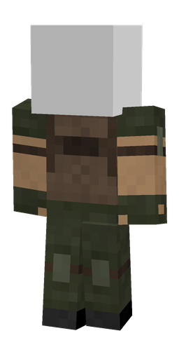 Brown skin: body, front render