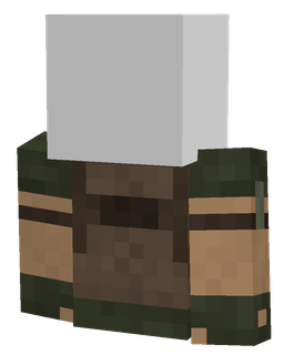 Brown skin: bust render