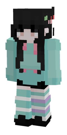 Black skin: body, front render