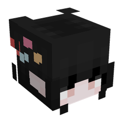 Black skin: head render