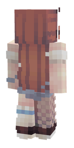 Orange skin: body, back render
