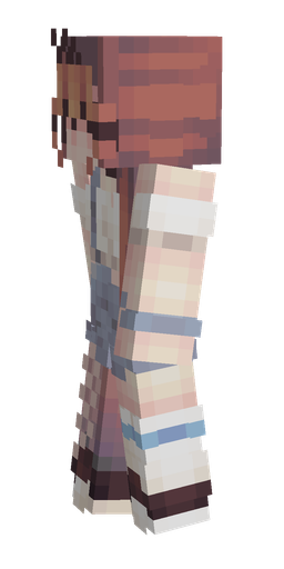 Orange skin: body, left side render