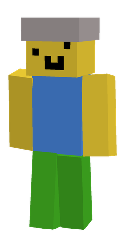 Blue skin: body, front render
