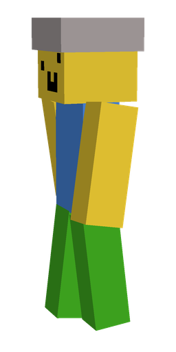 Blue skin: body, left side render