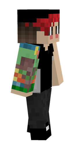 Black skin: body, right side render