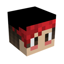 Black skin: head render