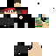 Black skin: raw texture render