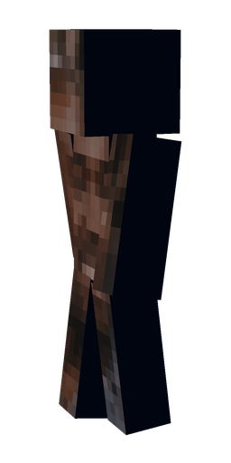 Black skin: body, left side render