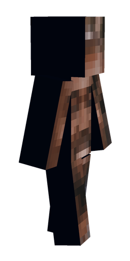 Black skin: body, right side render
