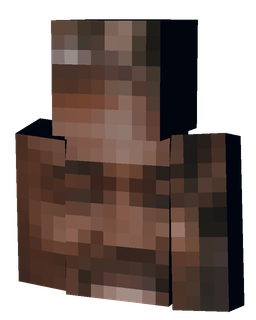 Black skin: bust render