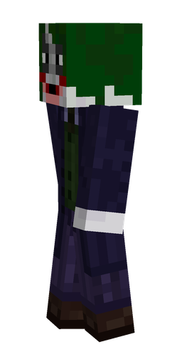Blue skin: body, left side render