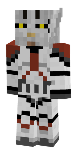 Gray skin: body, front render