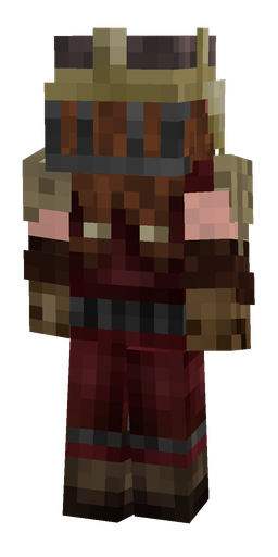 Black skin: body, back render