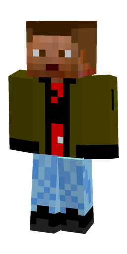 Black skin: body, front render