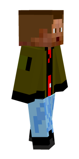 Black skin: body, right side render