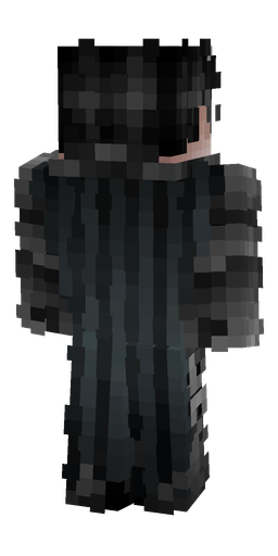 Black skin: body, back render