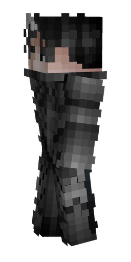 Black skin: body, left side render