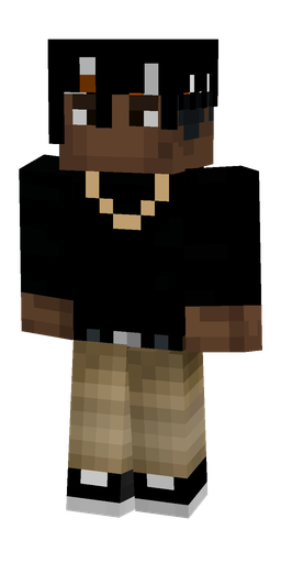 Black skin: body, front render
