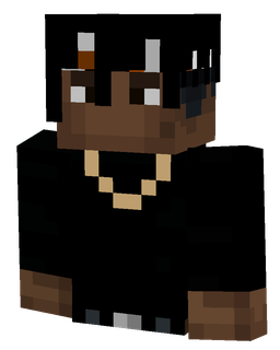 Black skin: bust render