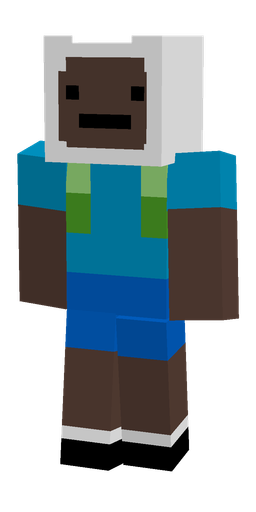 Blue skin: body, front render