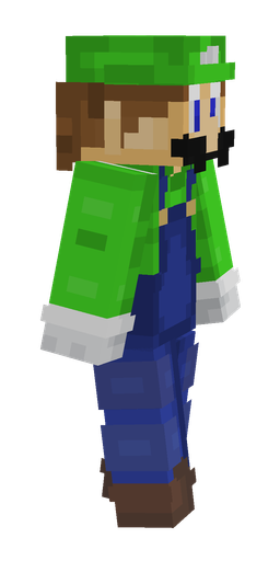 Blue skin: body, right side render