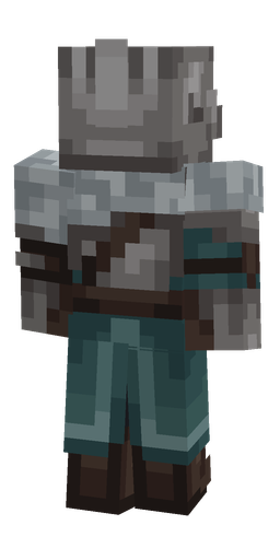 Black skin: body, back render