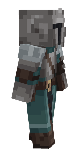Black skin: body, right side render