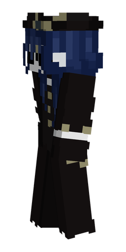 Black skin: body, left side render
