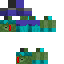 Blue skin: raw texture render