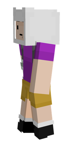 Orange skin: body, left side render