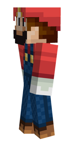 Blue skin: body, left side render