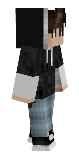 Black skin: body, right side render