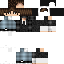 Black skin: raw texture render