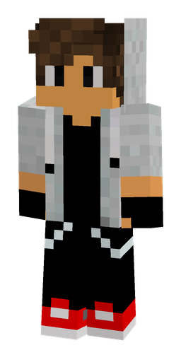 Black skin: body, front render