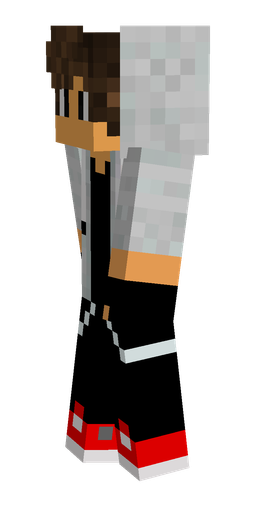 Black skin: body, left side render