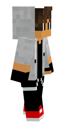 Black skin: body, right side render