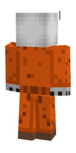 Brown skin: body, back render