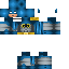 Blue skin: raw texture render