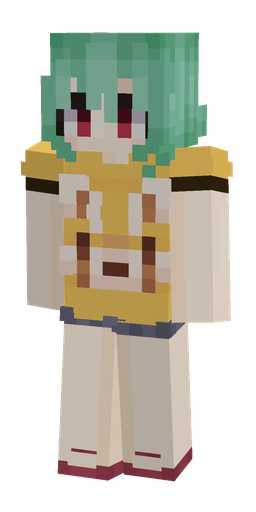 Green skin: body, front render