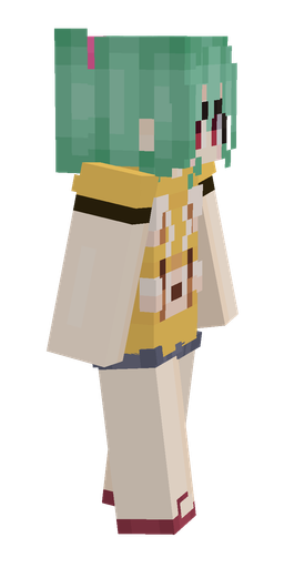 Green skin: body, right side render