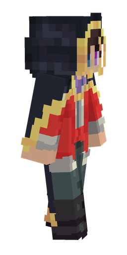 Black skin: body, right side render