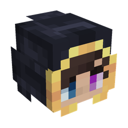 Black skin: head render