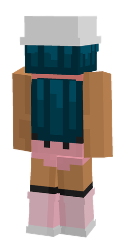 Orange skin: body, back render