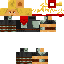Black skin: raw texture render