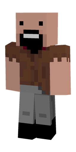 Brown skin: body, front render