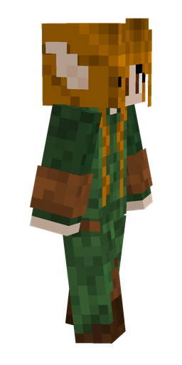 Brown skin: body, right side render