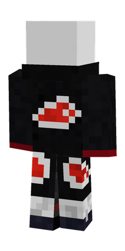 Black skin: body, back render