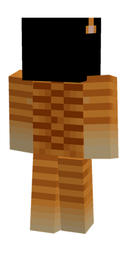 Black skin: body, back render