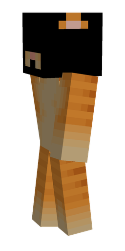 Black skin: body, left side render
