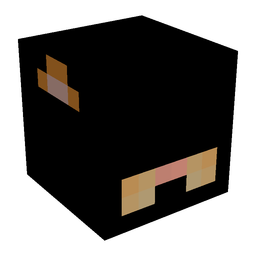 Black skin: head render